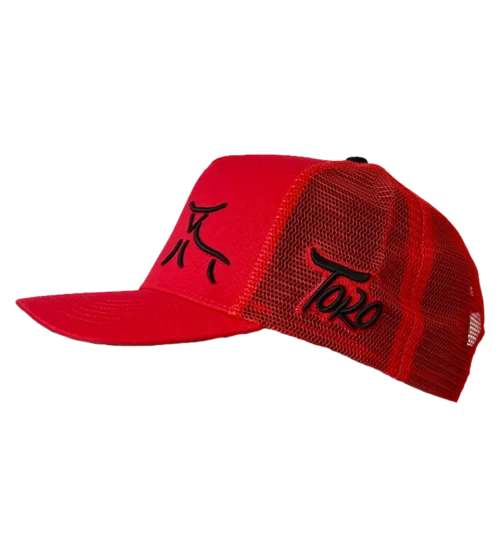Casquette filet rouge