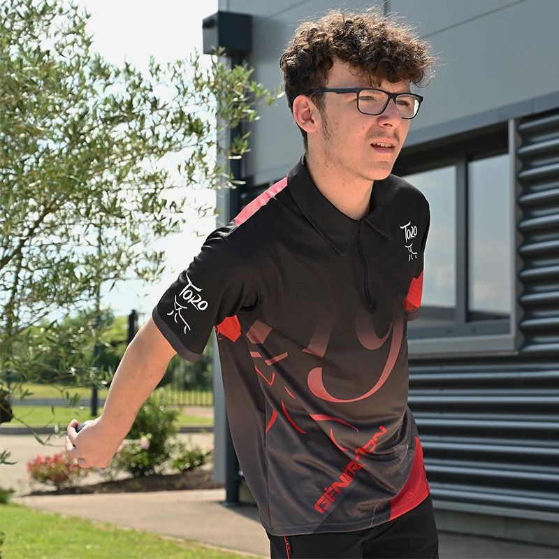 Polo Full Print "génération 119" noir - Imagen 2