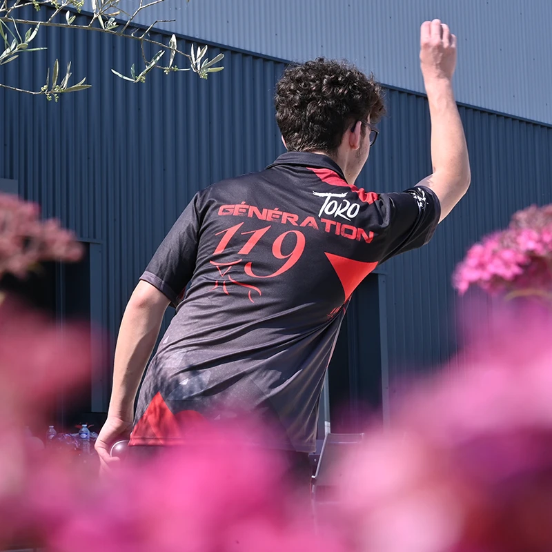 Polo Full Print "génération 119" noir - Imagen 3